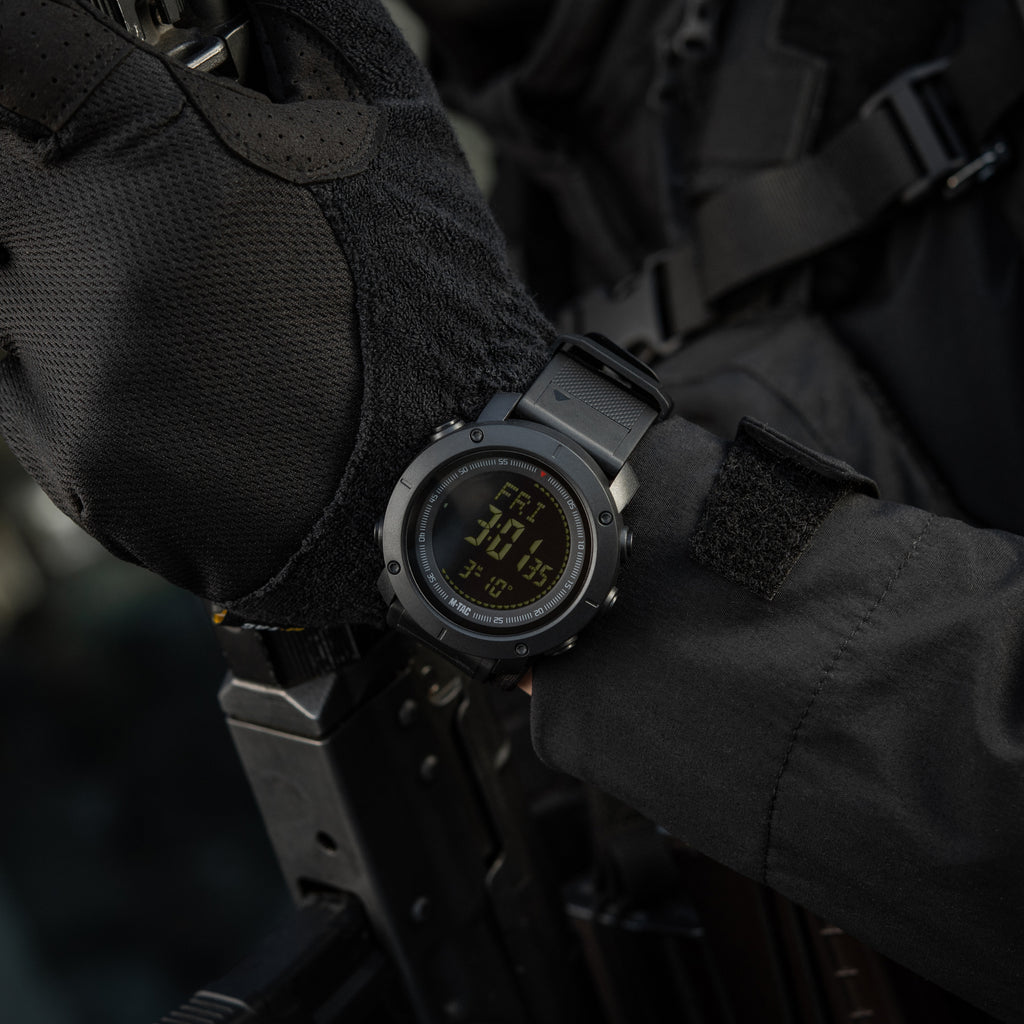 M-Tac годинник тактичний з компасом 2095 Black