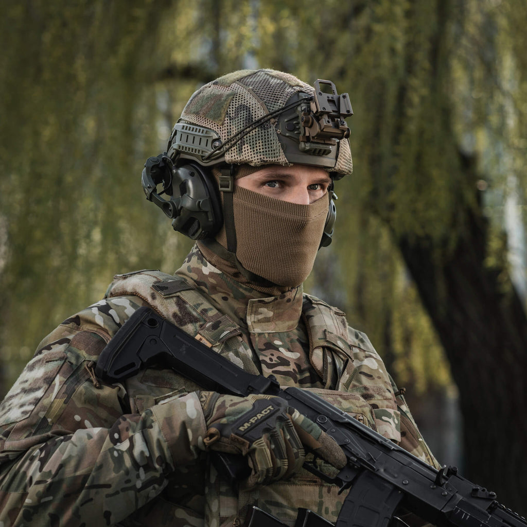 M-Tac балаклава-ніндзя Basic мікрофліс ріп-стоп Tan