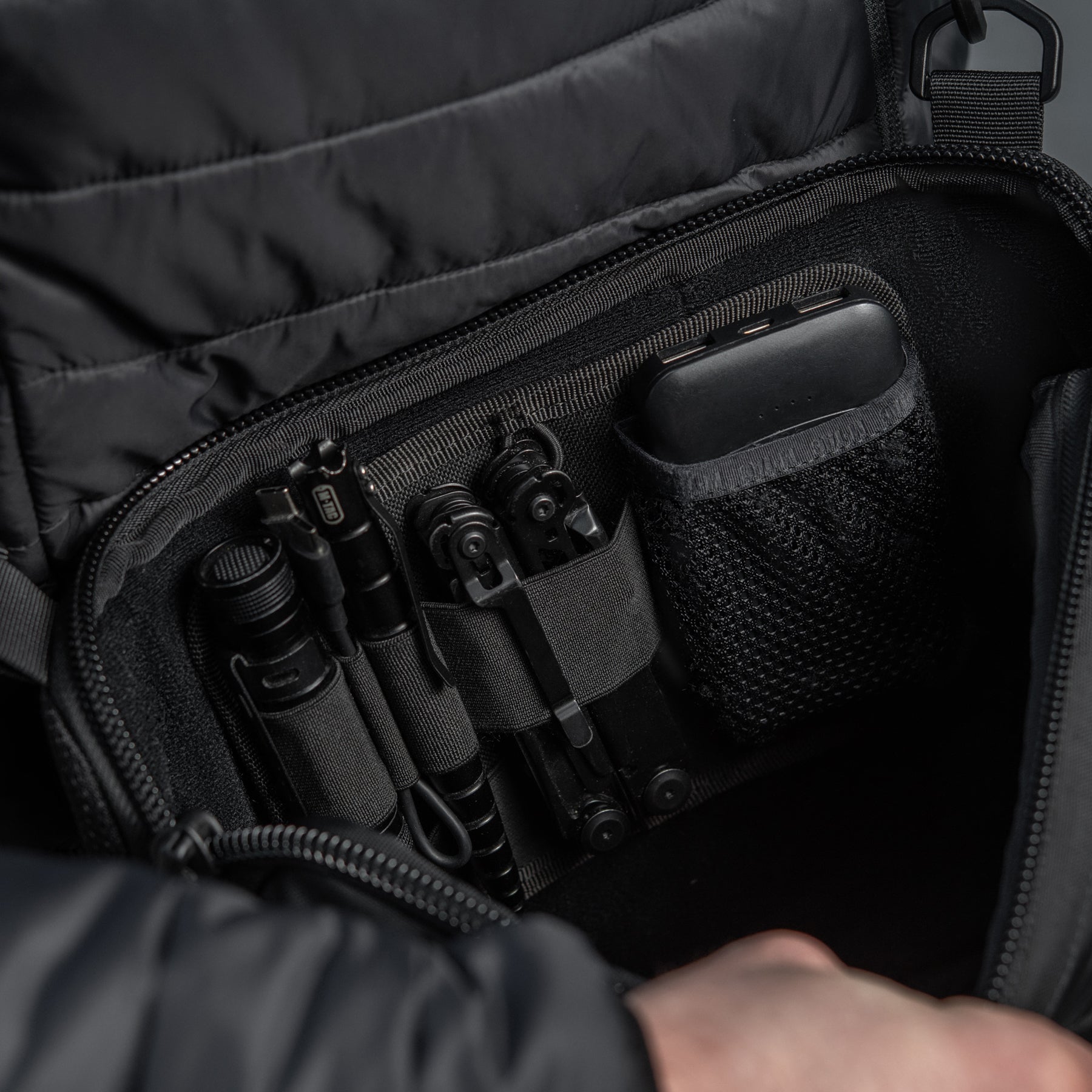M-Tac сумка Admin Bag Large Elite з липучкою Black
