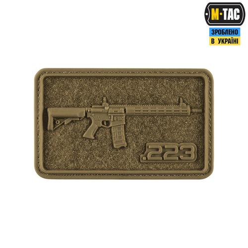 M-Tac нашивка AR-15 Velcro/PVC Coyote