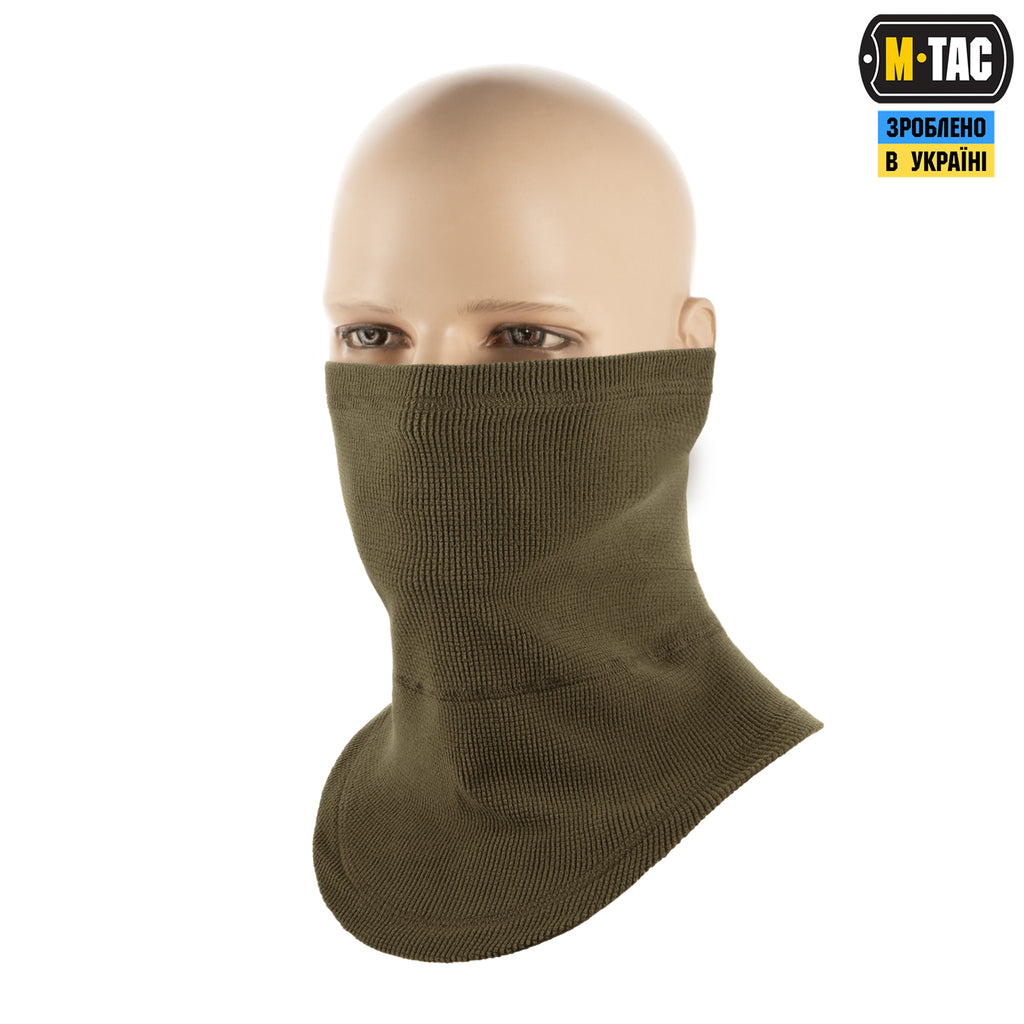 M-Tac шарф-труба анатомічний мікрофліс ріп-стоп Dark Olive