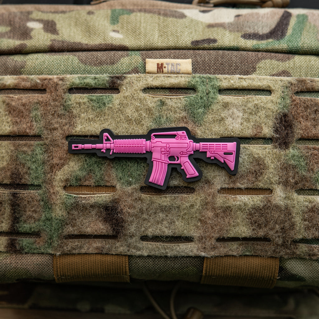M-Tac нашивка M4A1 3D PVC Pink