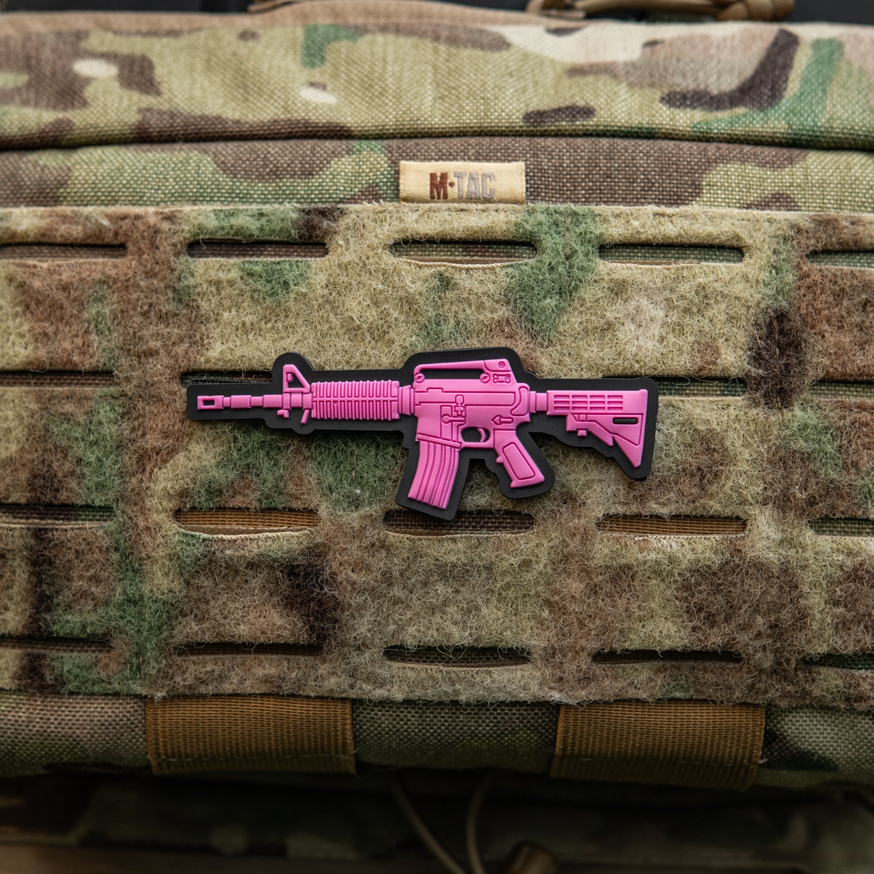M-Tac нашивка M4A1 3D PVC Pink