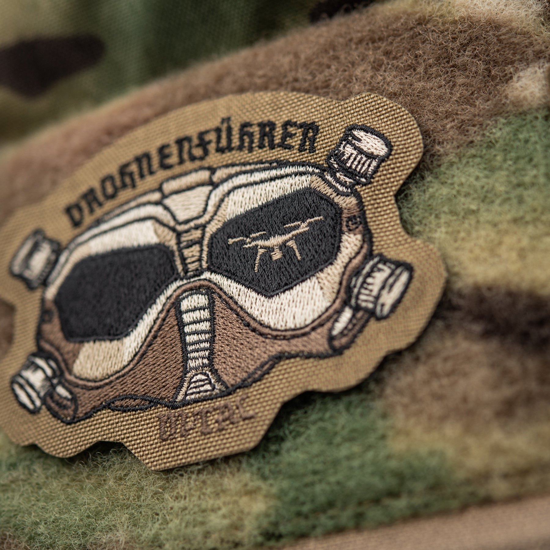 M-Tac нашивка Drohnenführer (вишивка) Coyote