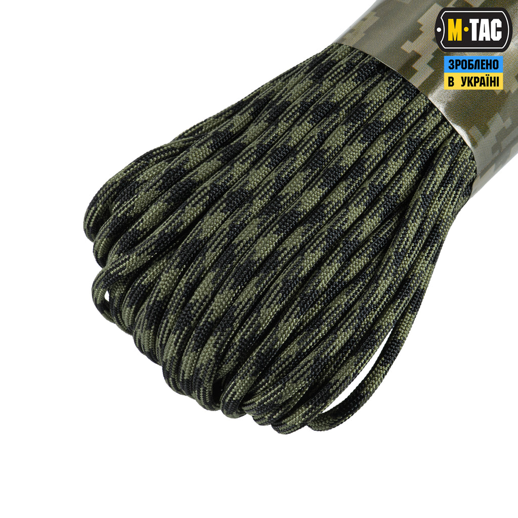 M-Tac паракорд 550 mil-spec Black Forest 30м