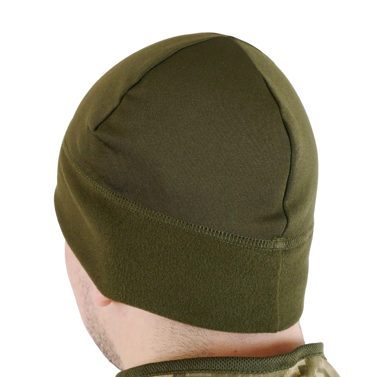 Шапка олива Polartec