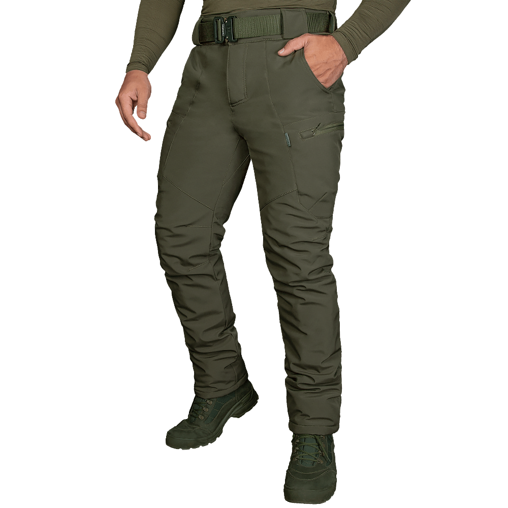Зимові штани SoftShell Олива
