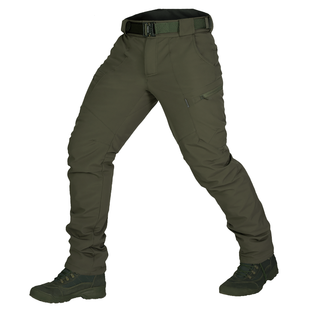 Зимові штани SoftShell Олива