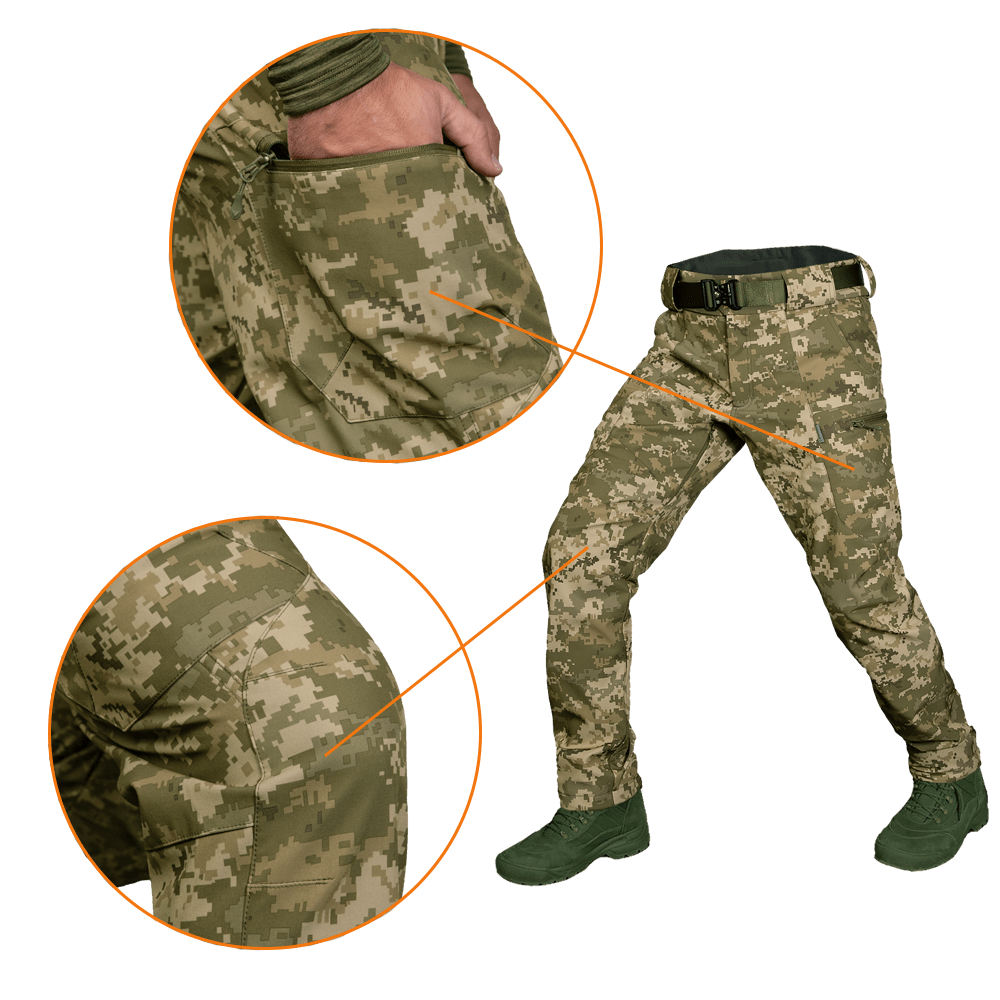 Штани SoftShell Vent Піксель