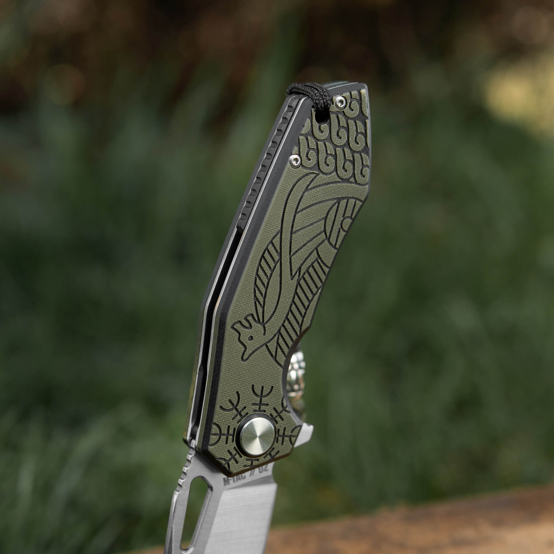 M-Tac ніж складний Type 12 Scandinavian Black/Olive