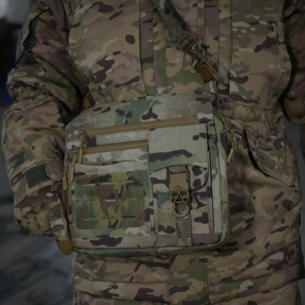 Смарт-сумка через плече Militex Tactic city Assistant bag Cordura original USA Multicam XL