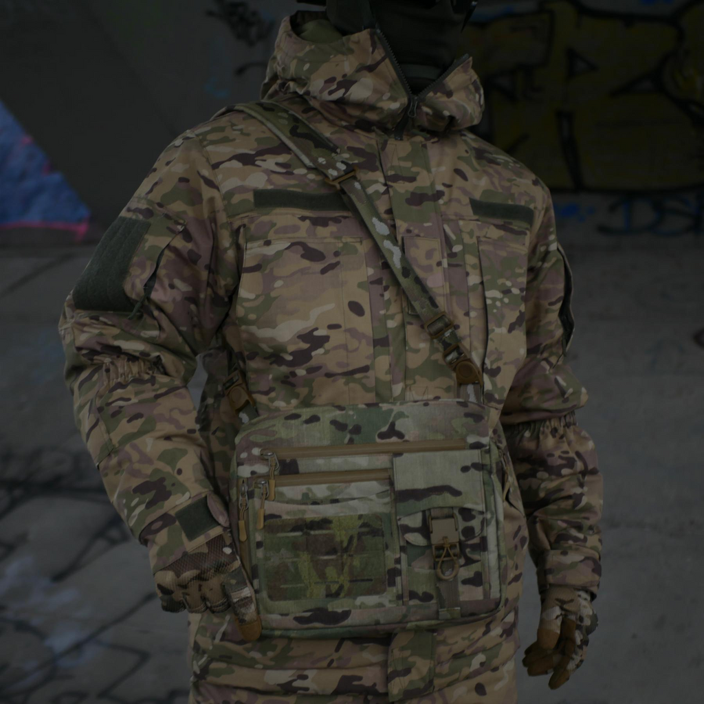 Смарт-сумка через плече Militex Tactic city Assistant bag Cordura original USA Multicam XL