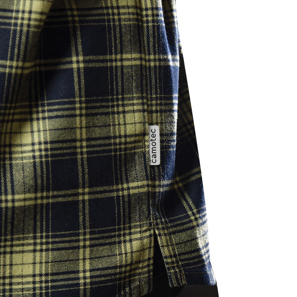 Сорочка “Буревій” (Logo Tan) Lime Green/Navy