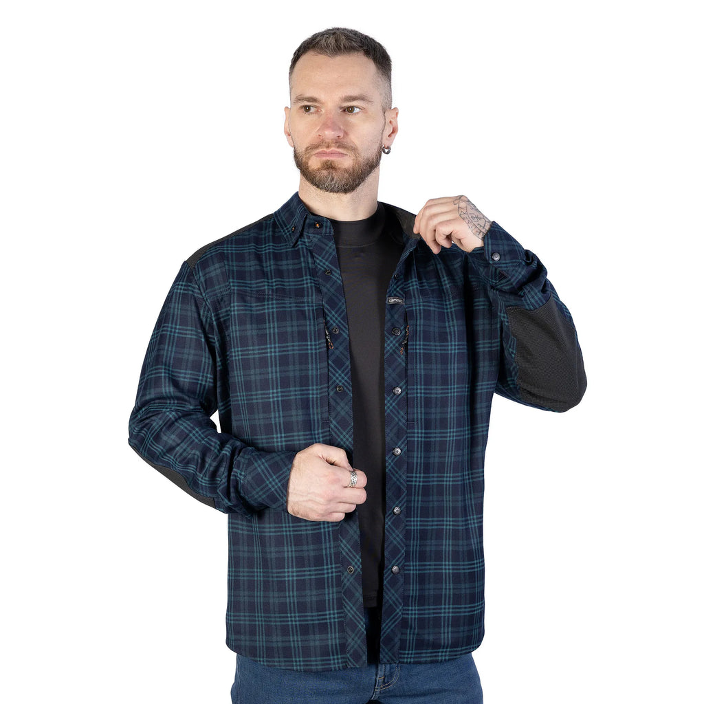 Сорочка "Тайфун" Teal/Navy