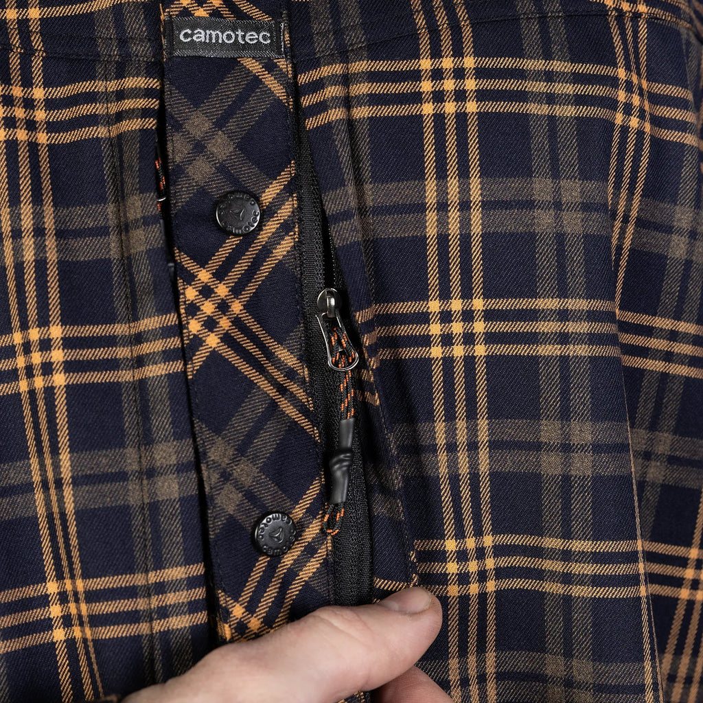 Сорочка "Тайфун" Orange/Navy