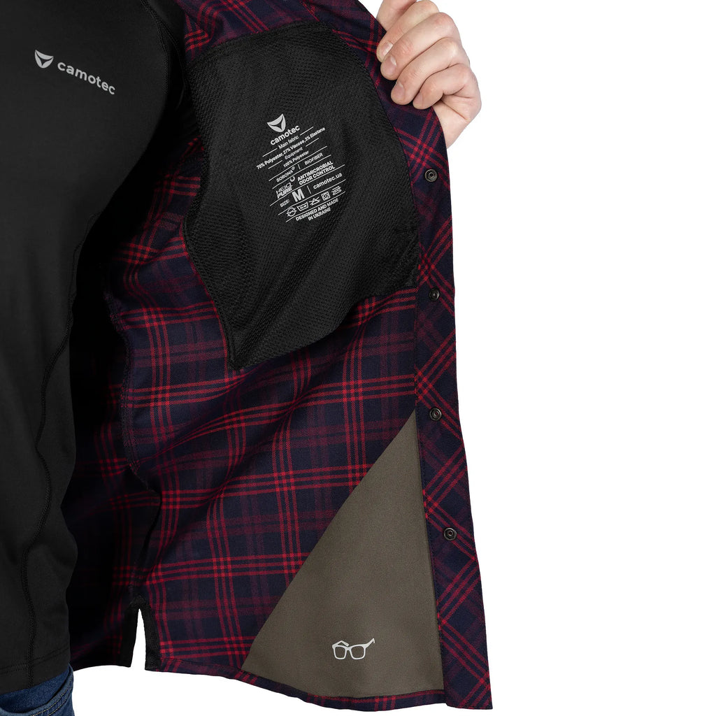 Сорочка "Тайфун" Red/Navy