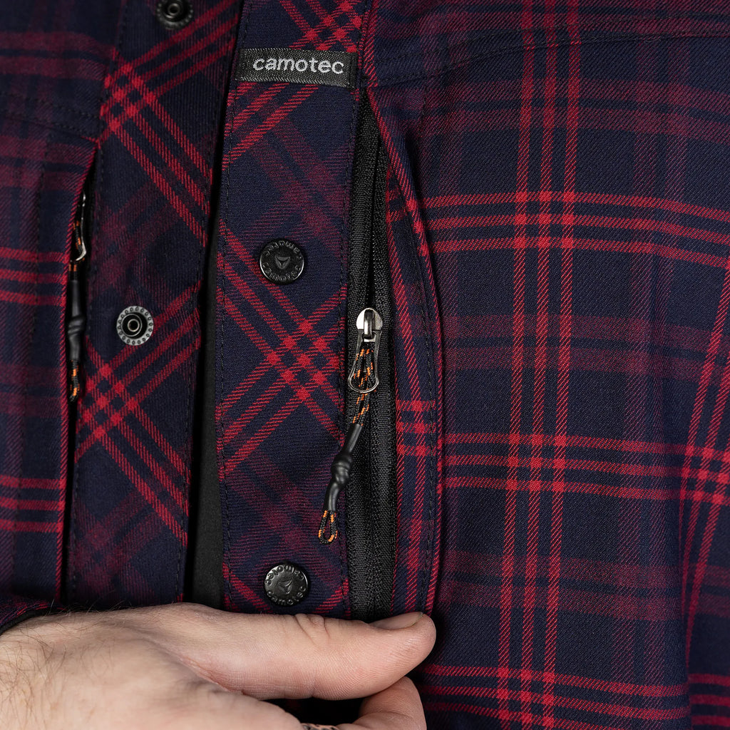 Сорочка "Тайфун" Red/Navy