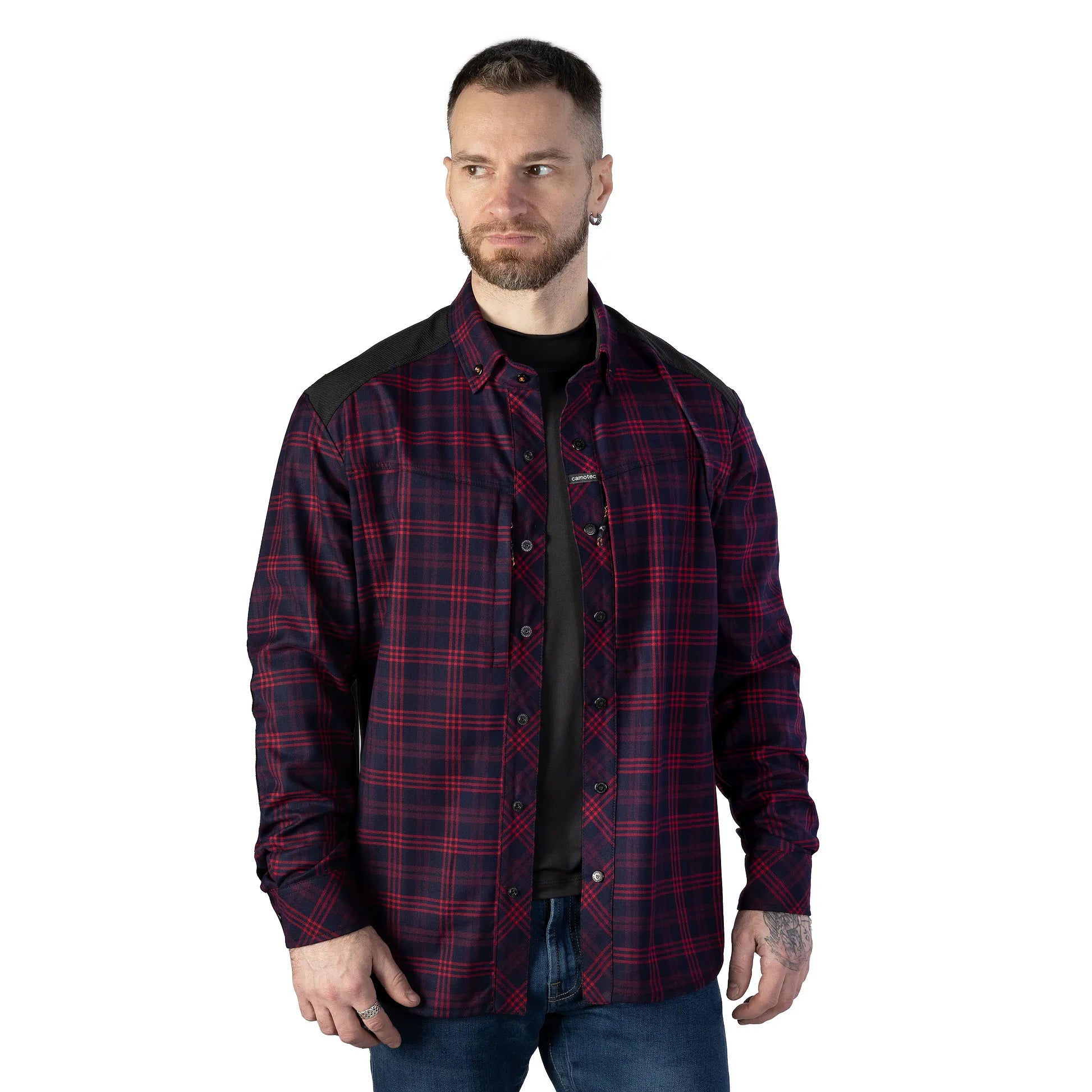 Сорочка "Тайфун" Red/Navy