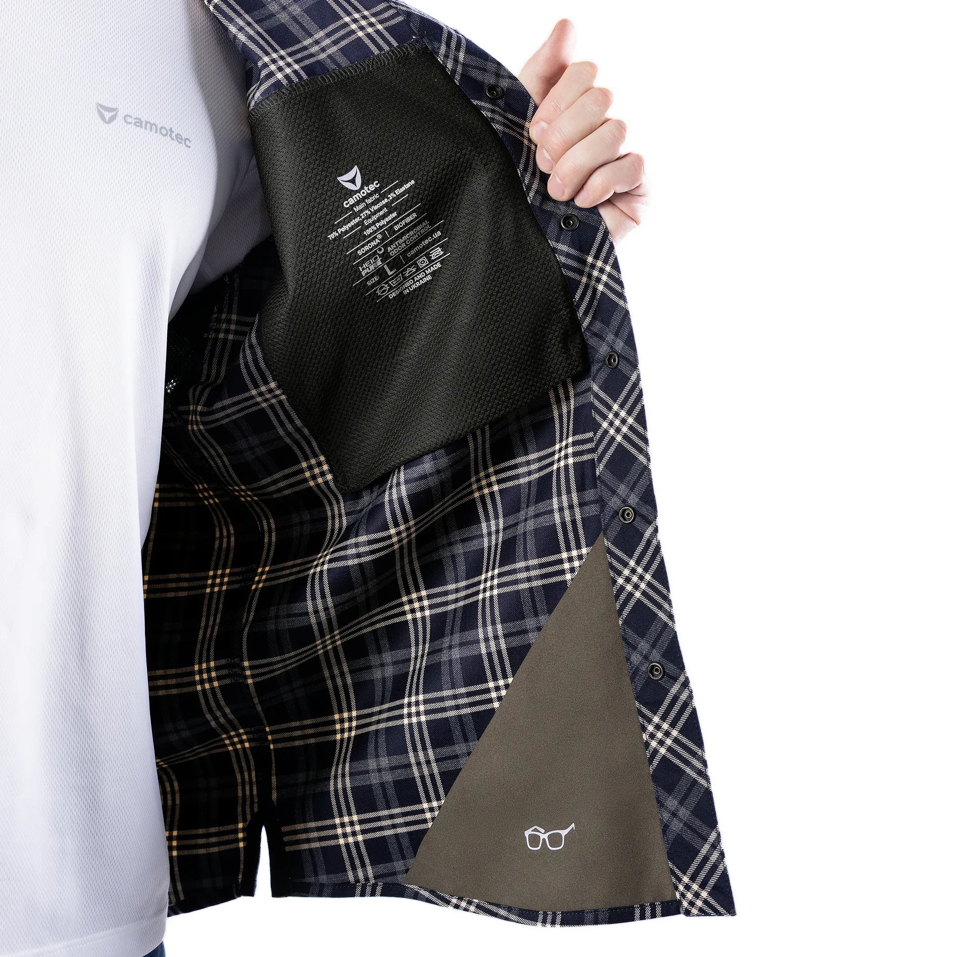 Сорочка "Тайфун" Navy/White