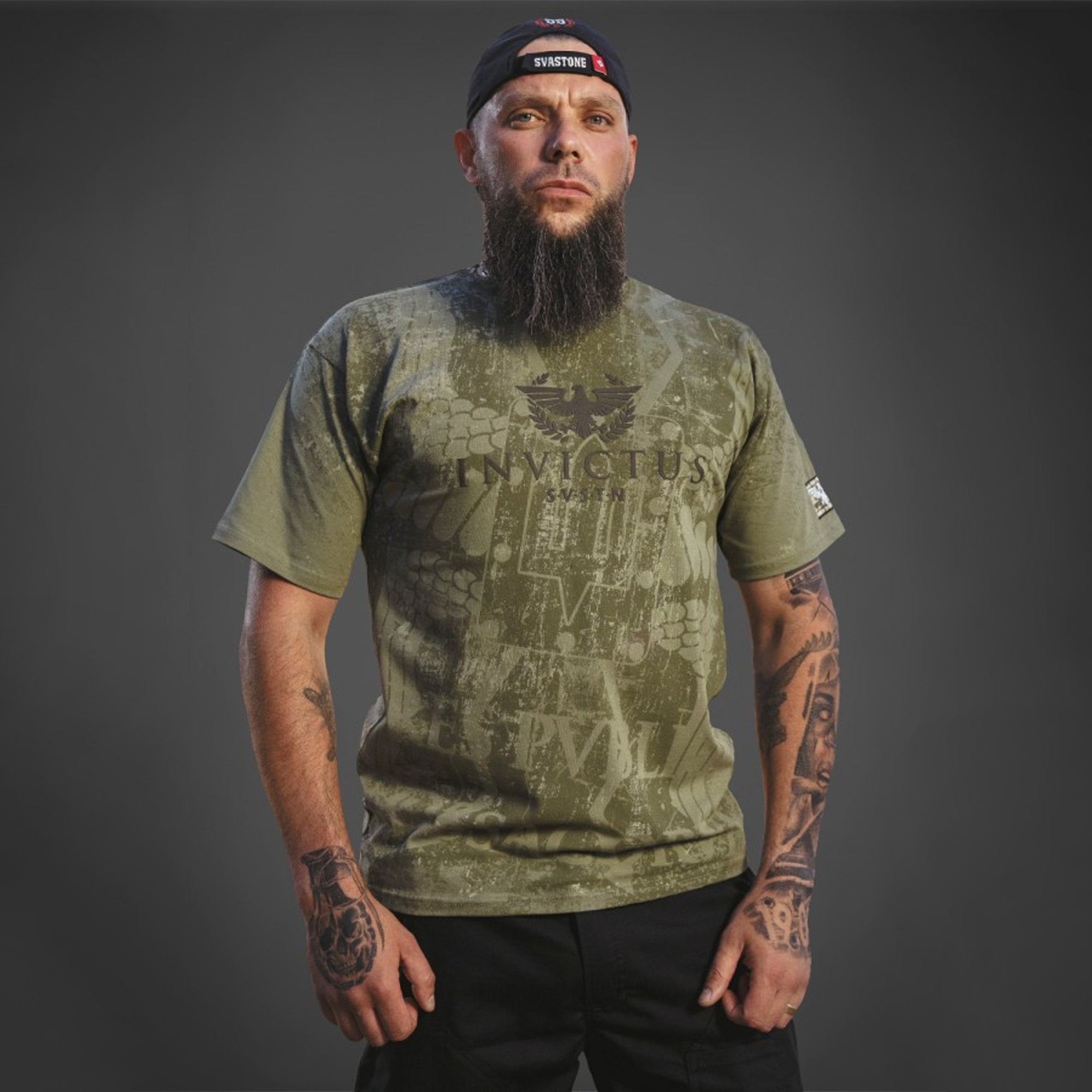 SvaStone футболка Invictus olive