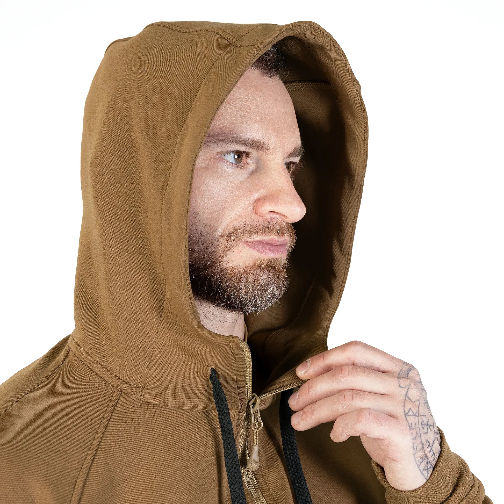 Спортивна кофта FitPro Zip Койот