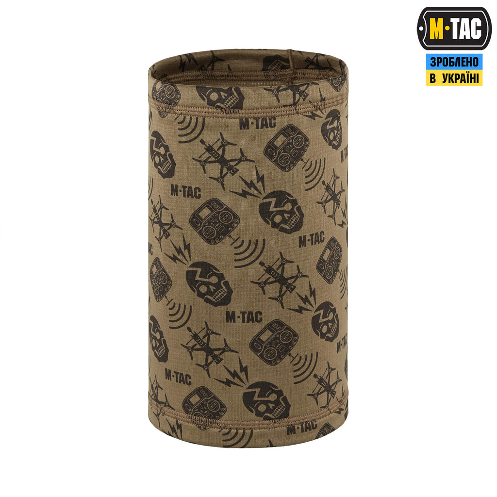 M-Tac шарф-труба мікрофліс Drone Pattern Tan