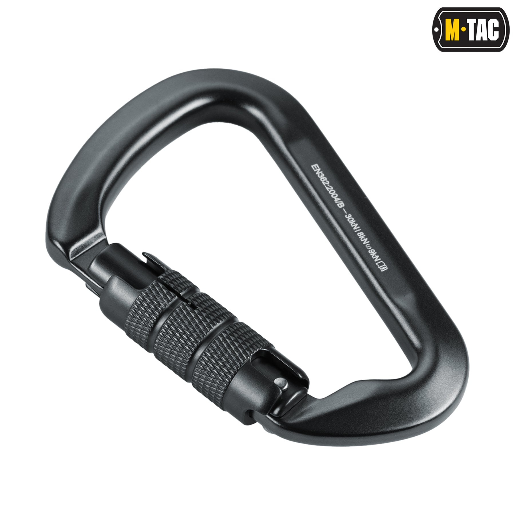 M-Tac карабін 10 см с байонетною муфтою Keylock Grey