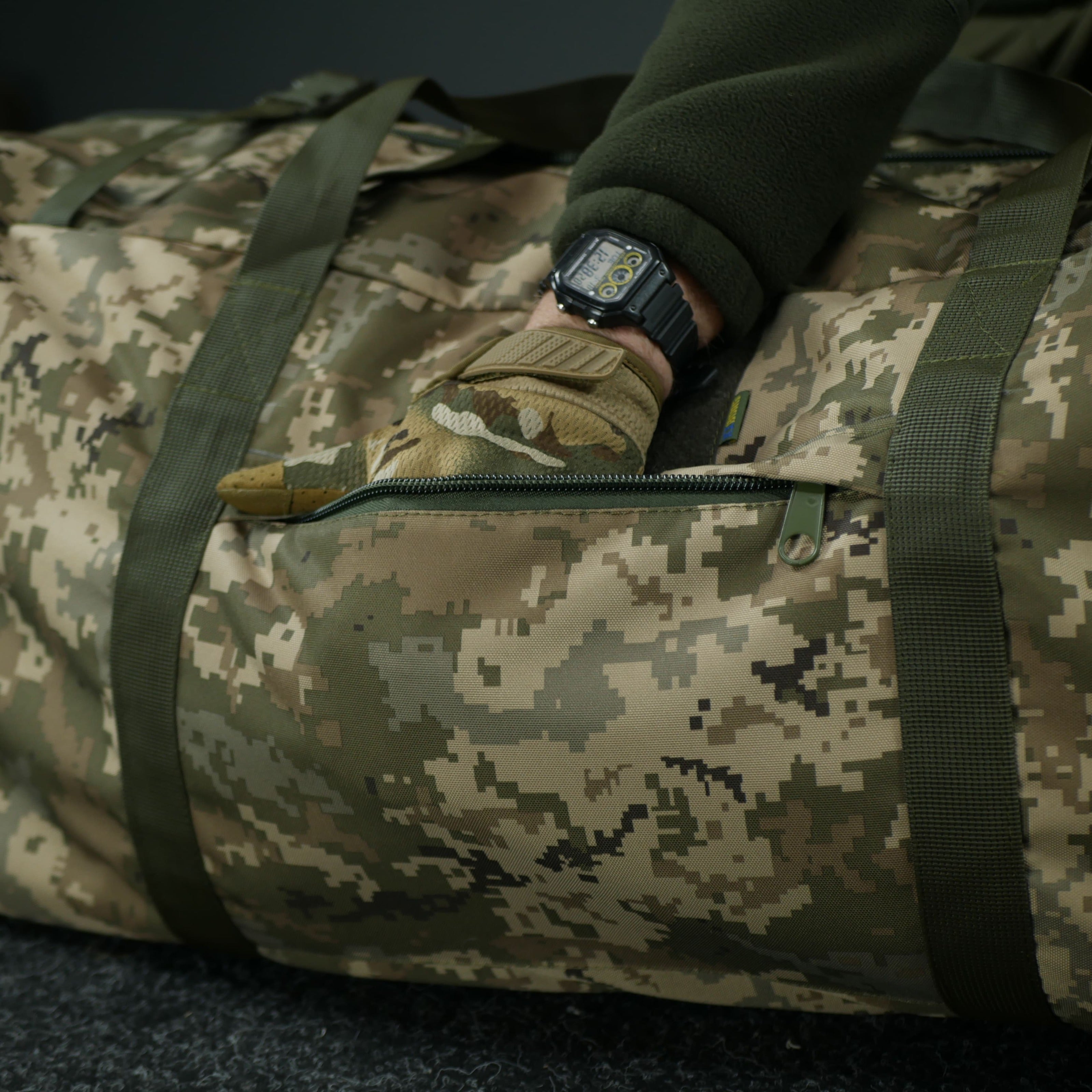 Сумка 130л Піксель KIBORG BAG