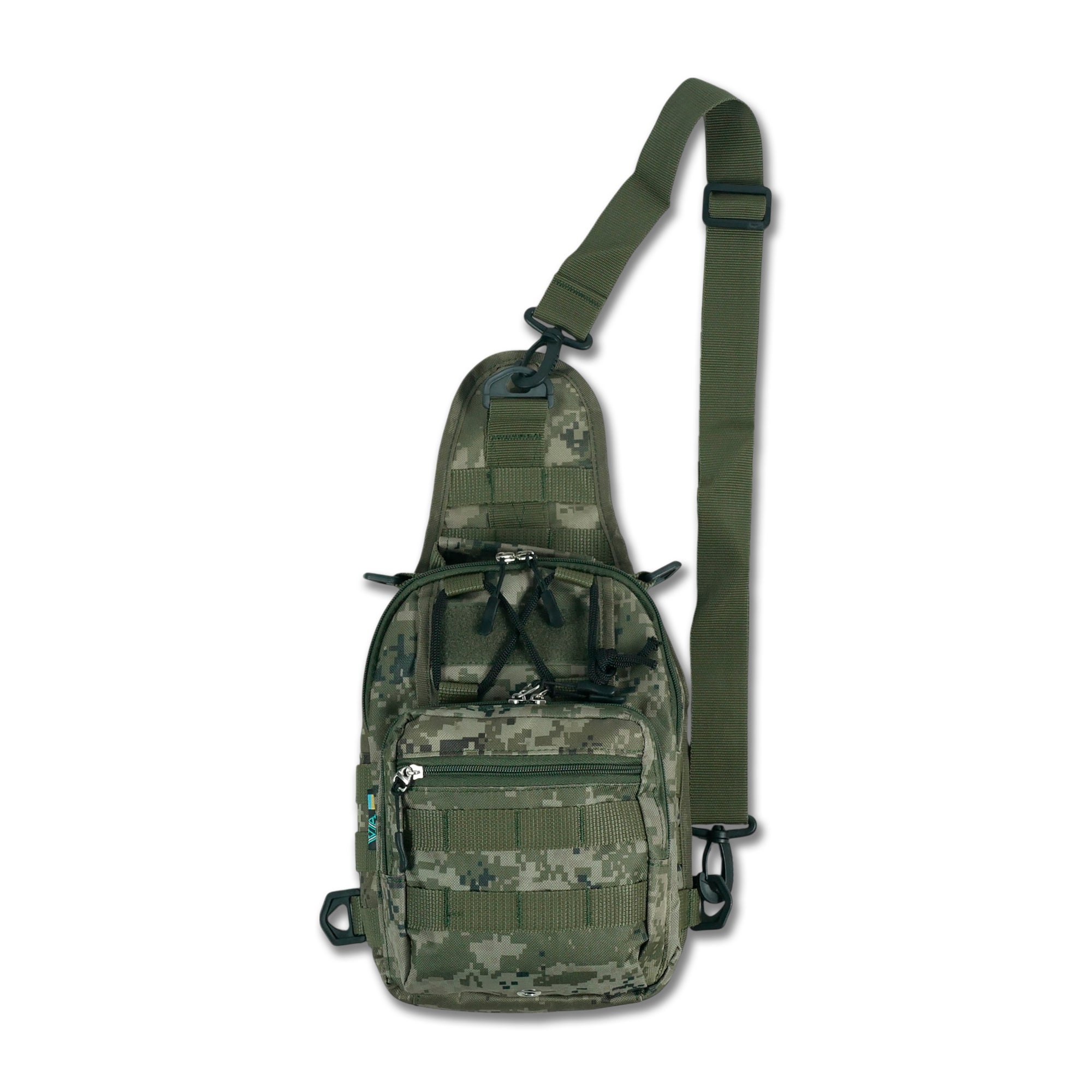 Сумка через плече — Піксель з MOLLE-системою