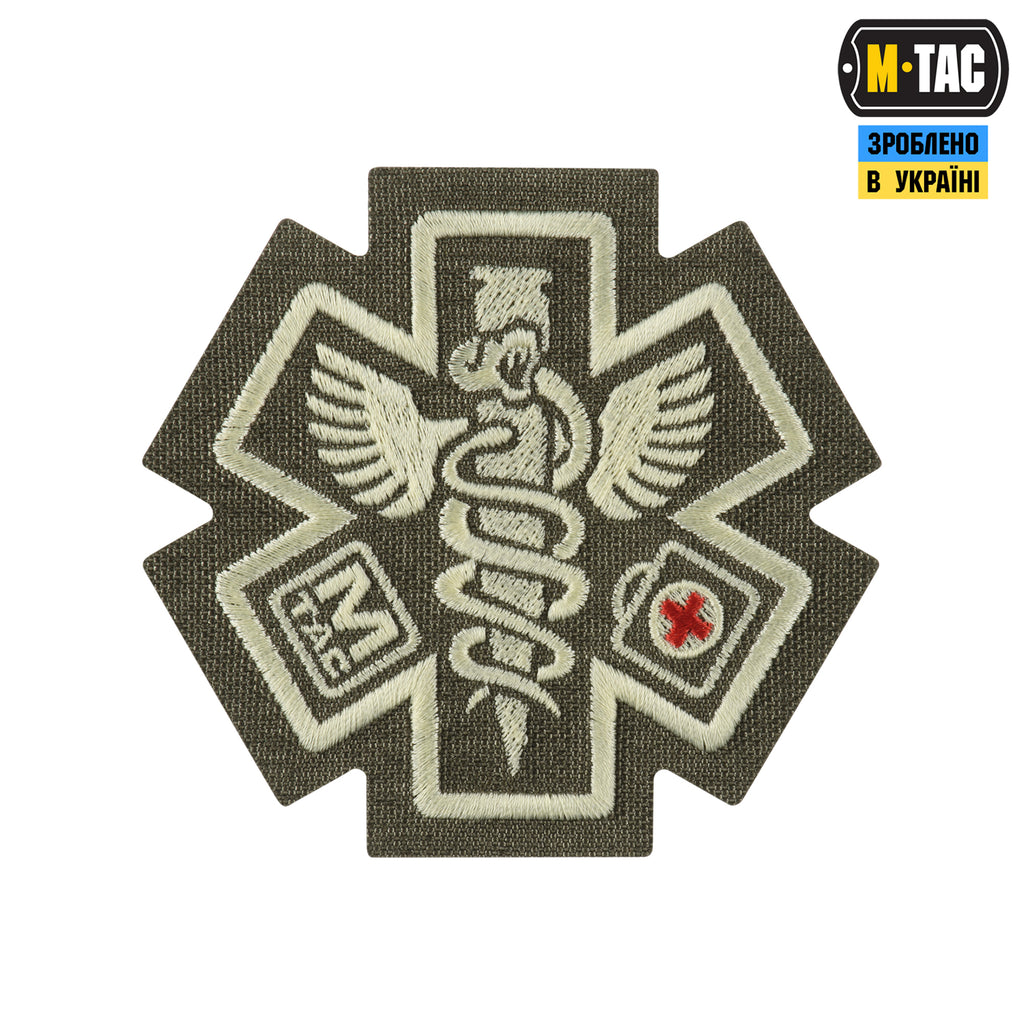 M-Tac нашивка Paramedic (вишивка) Ranger Green