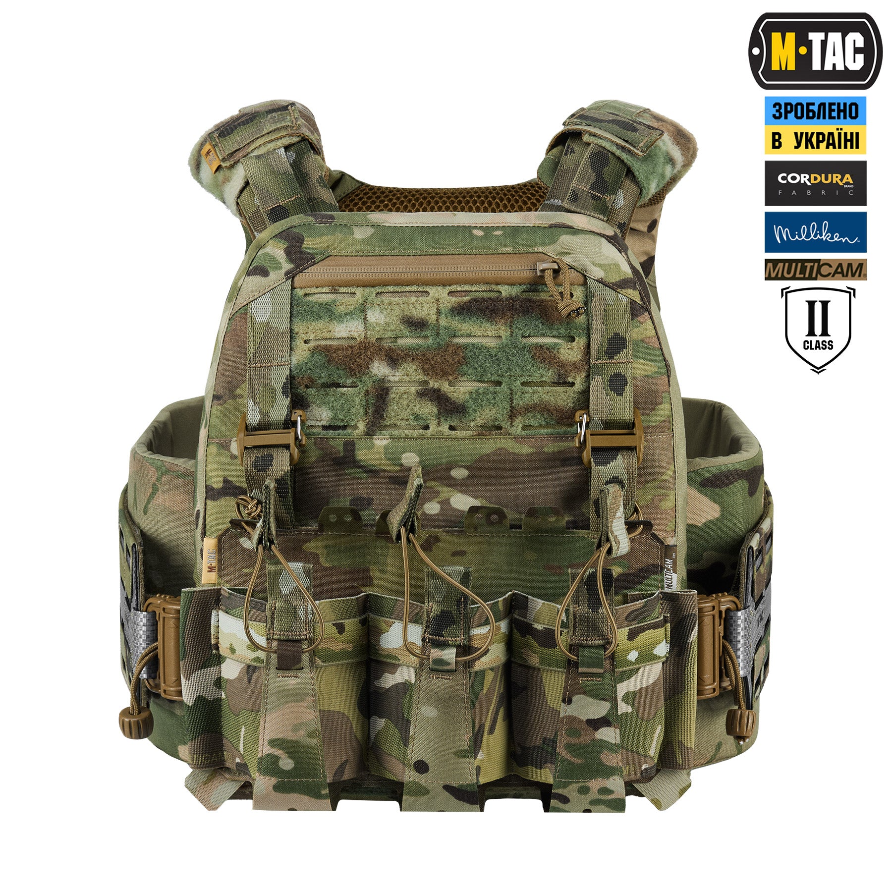 M-Tac плитоноска Cuirass Tiger Elite 2 клас захисту (розмір плити L) Multicam