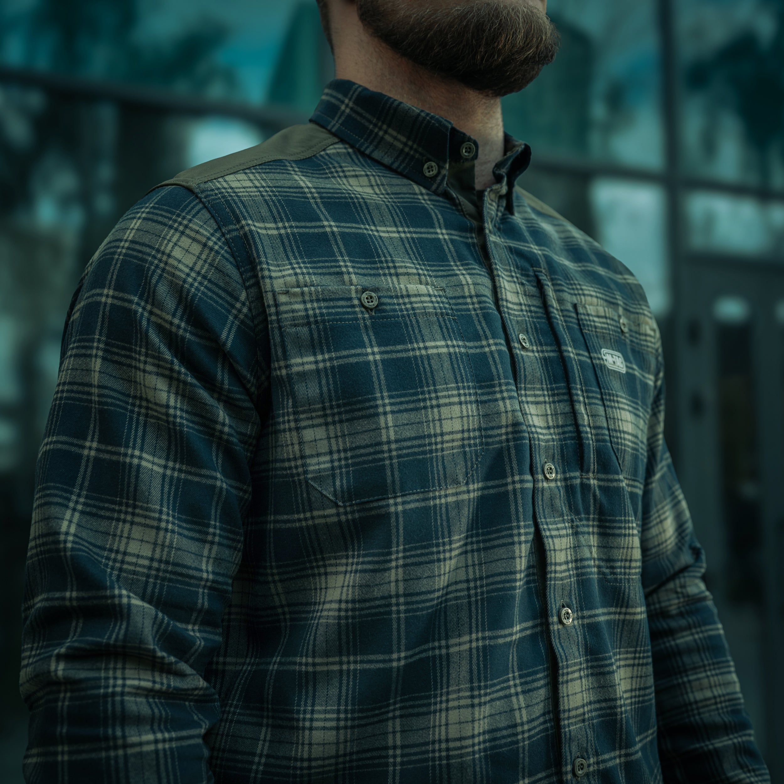 M-Tac сорочка Redneck Shirt Olive/Navy Blue