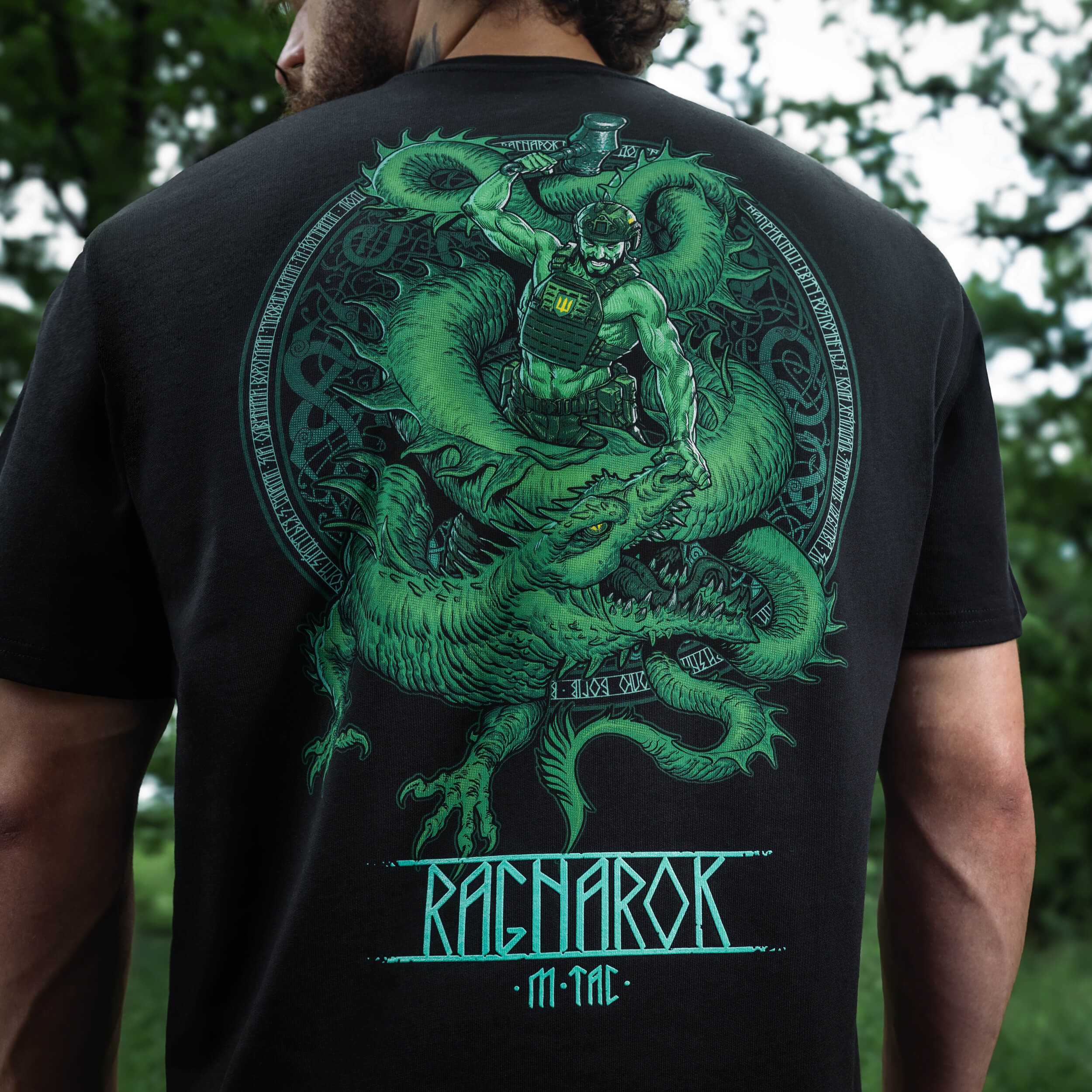 M-Tac футболка Ragnarok Night Vision Cotton Hard Black