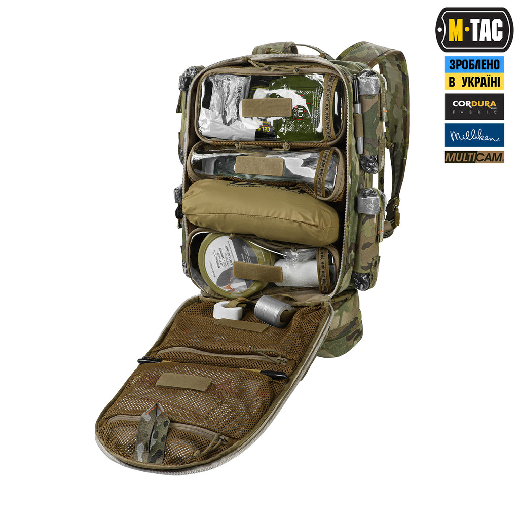 M-Tac наплічник бойового медика Elite Multicam