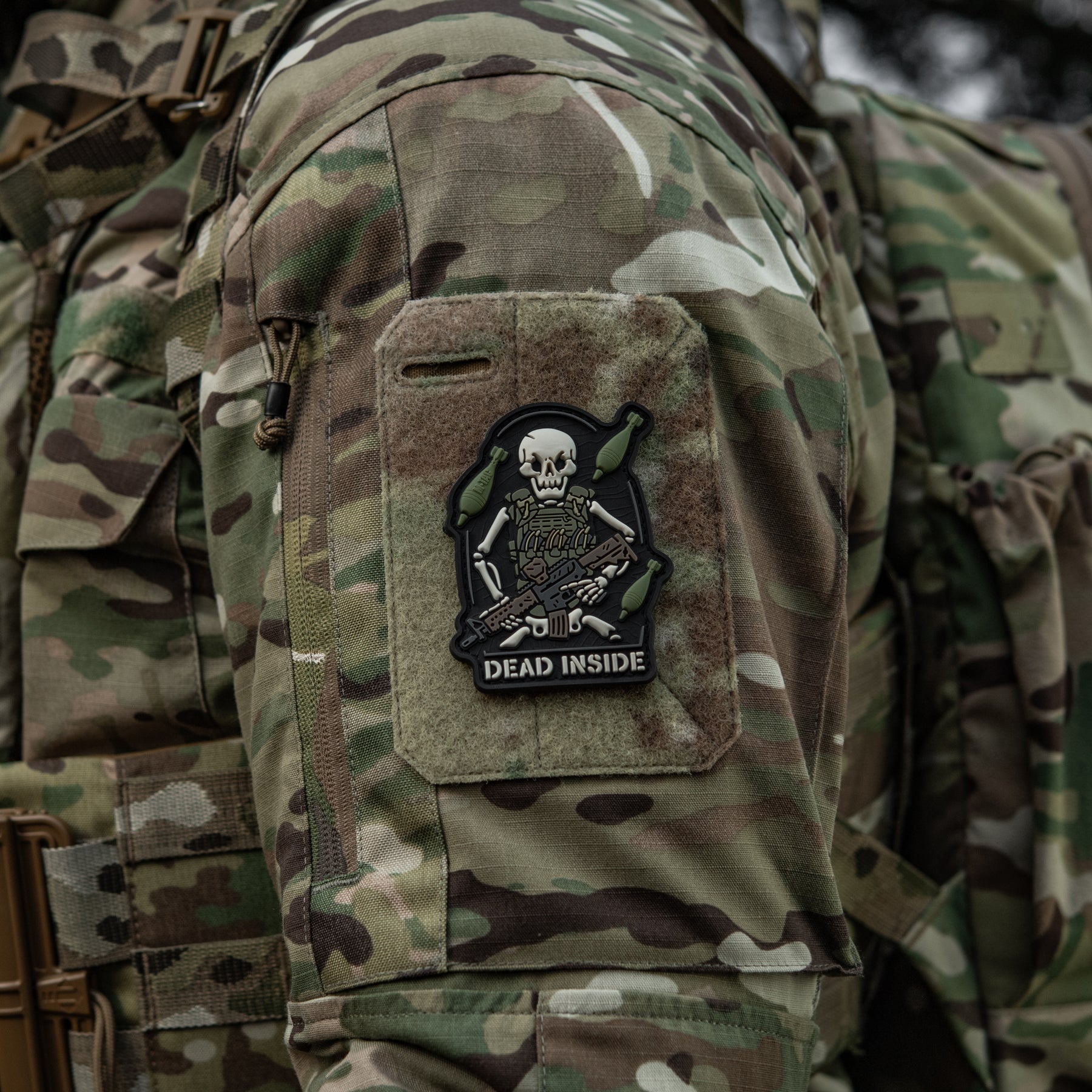 M-Tac нашивка Dead Inside Black/Olive