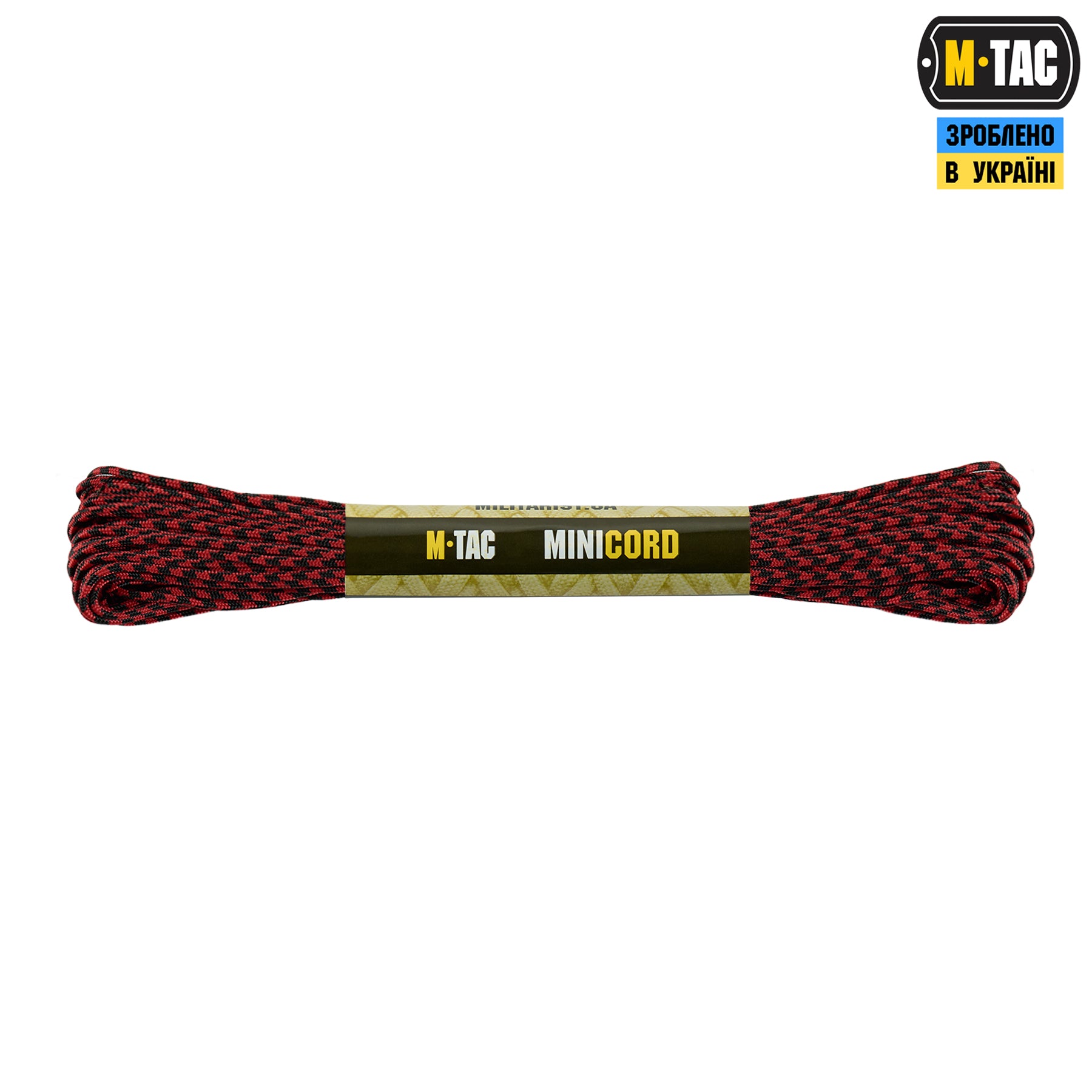M-Tac паракорд Minicord Black&Red 15м