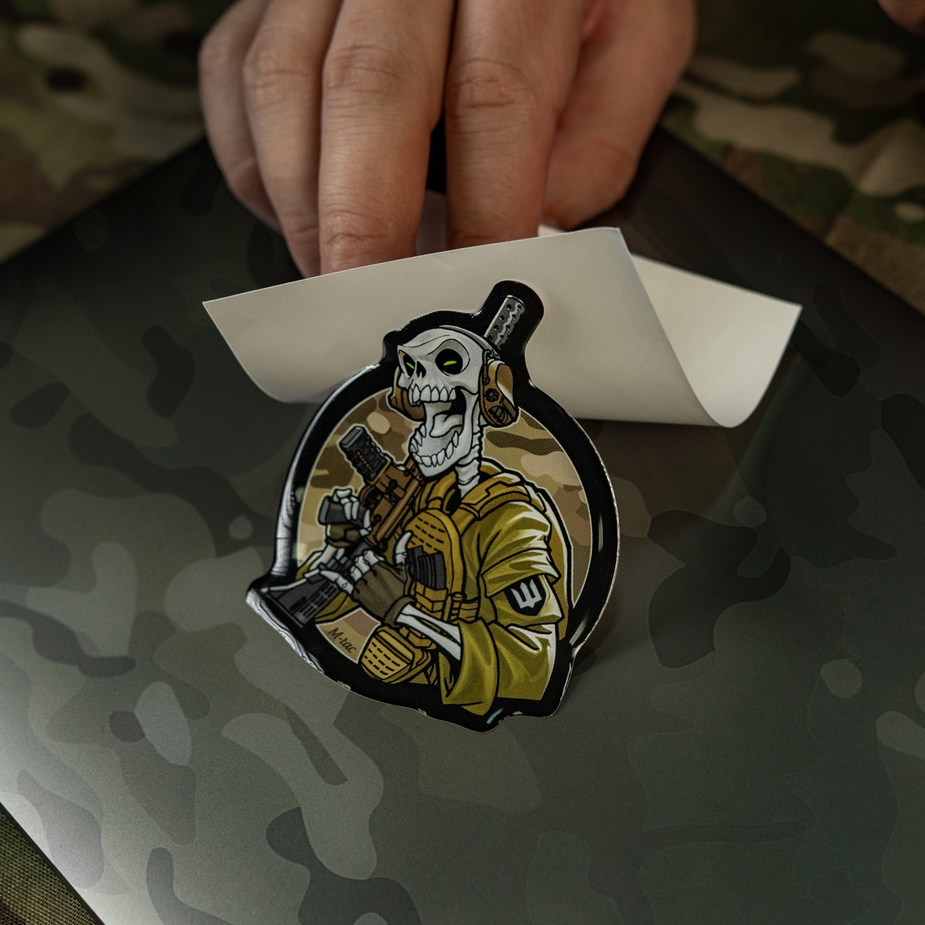 M-Tac наклейка обємна ЦЕ НАША ПОСАДКА V2