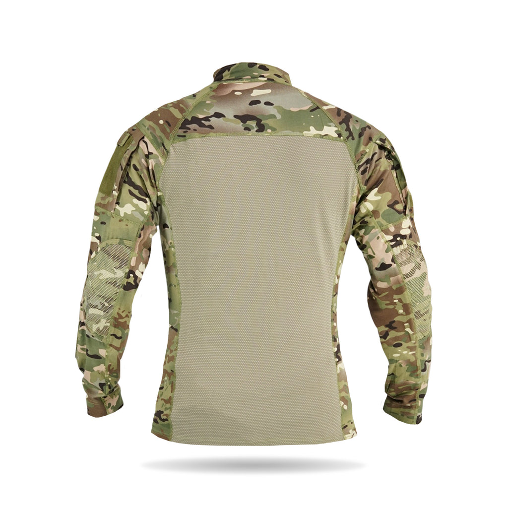 Тактична бойова сорочка UBACS Tactical Series Long Sleeve з посиленими рукавами та велкро-панелями