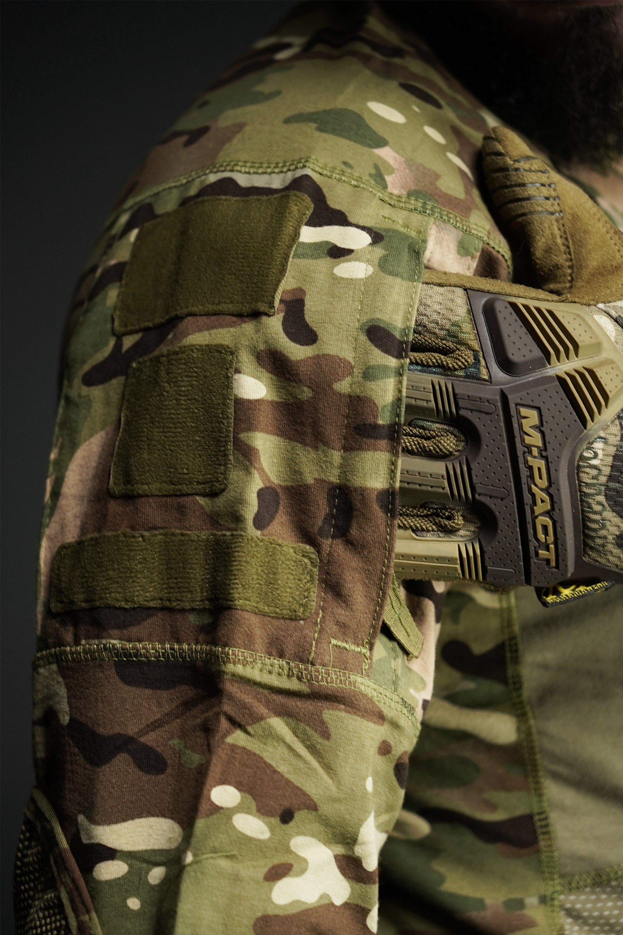 Тактична бойова сорочка UBACS Tactical Series Long Sleeve з посиленими рукавами та велкро-панелями