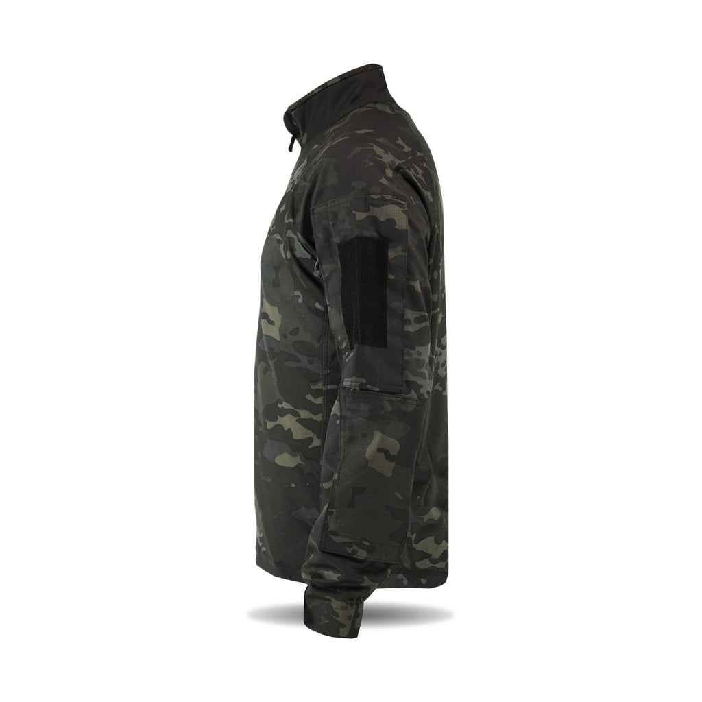 Тактична сорочка УБАКС UA (CoolPass) з довгим рукавом Black Multicam-S