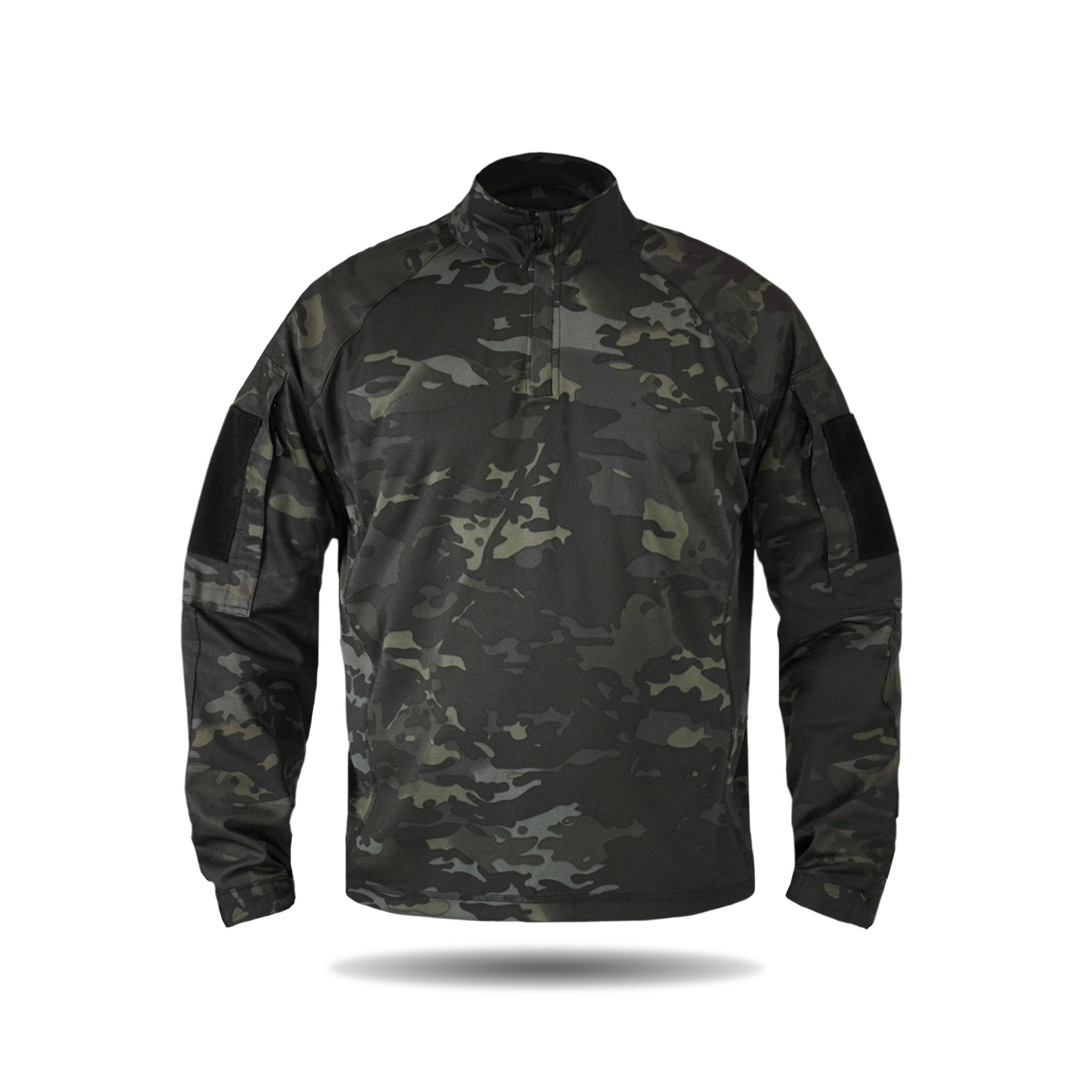 Тактична сорочка УБАКС UA (CoolPass) з довгим рукавом Black Multicam-S