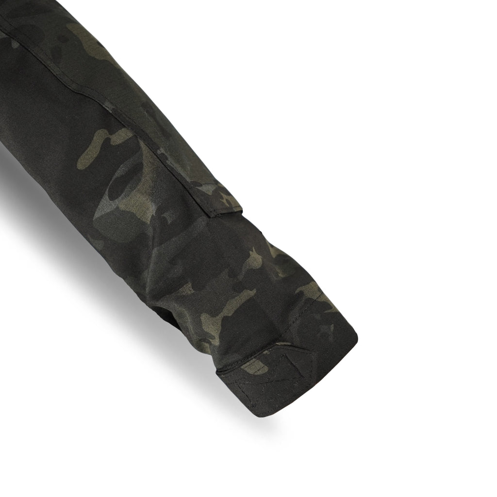 Тактична сорочка УБАКС UA (CoolPass) з довгим рукавом Black Multicam-S