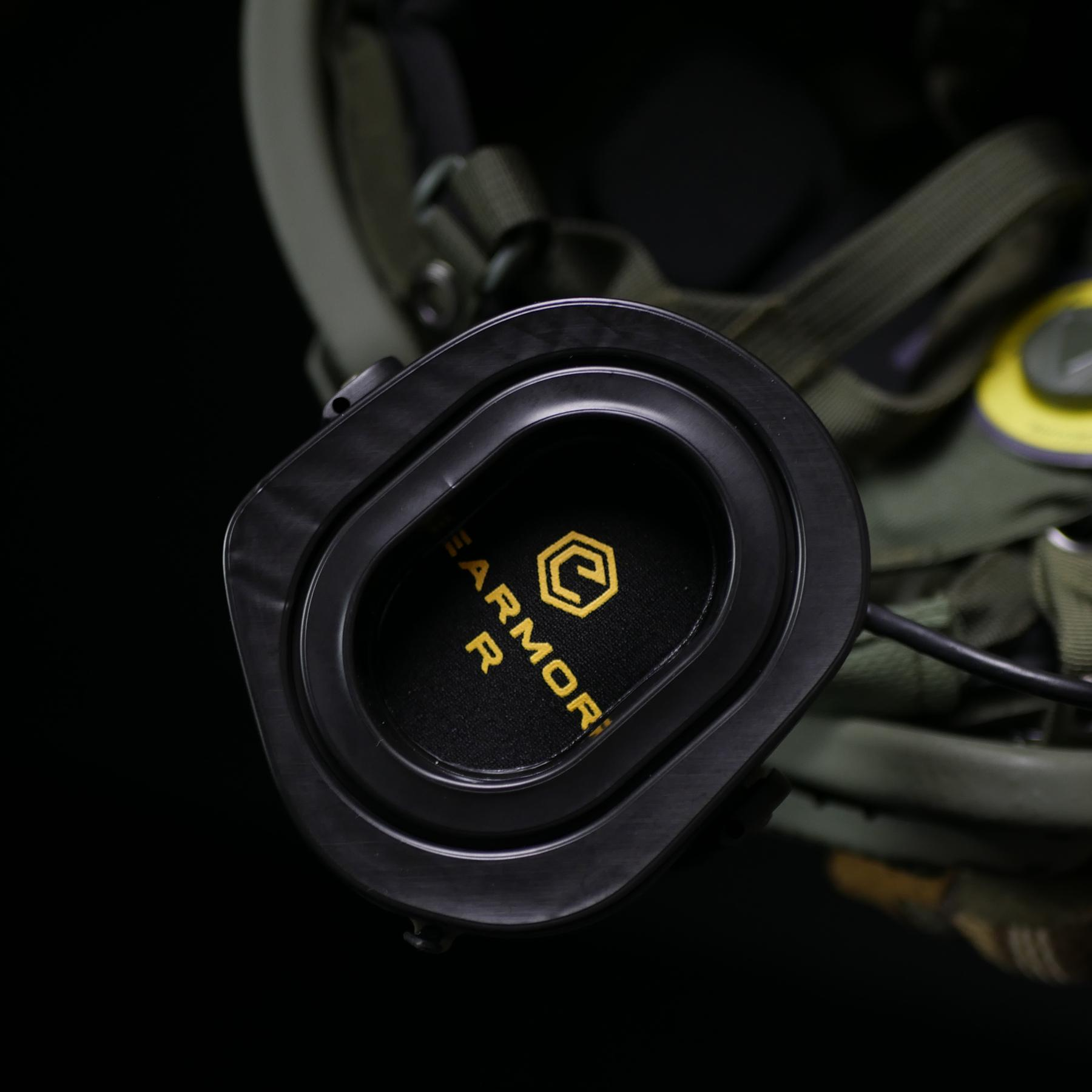Тактичні навушники EARMOR M32Н PLUS Олива
