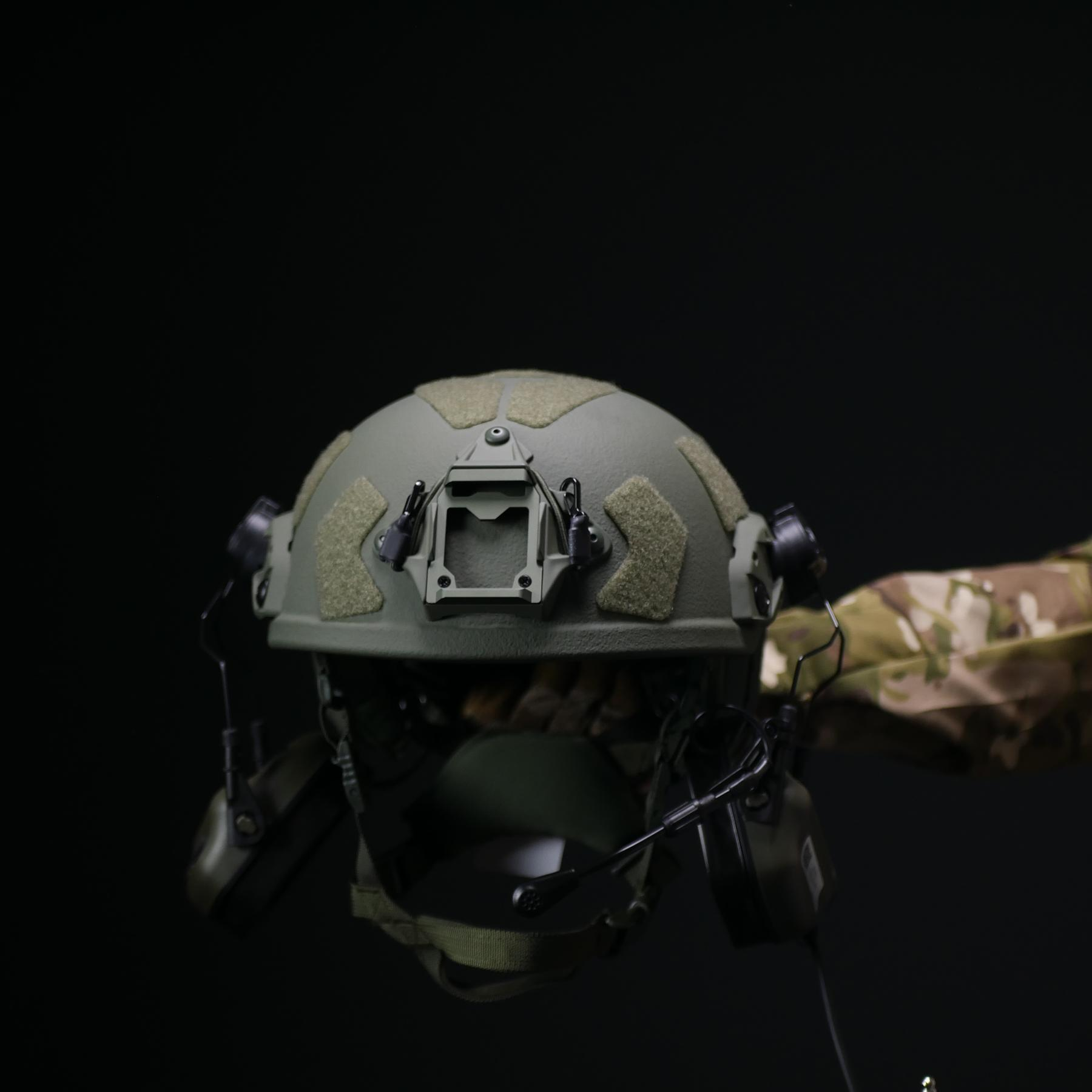 Тактичні навушники EARMOR M32Н PLUS Олива