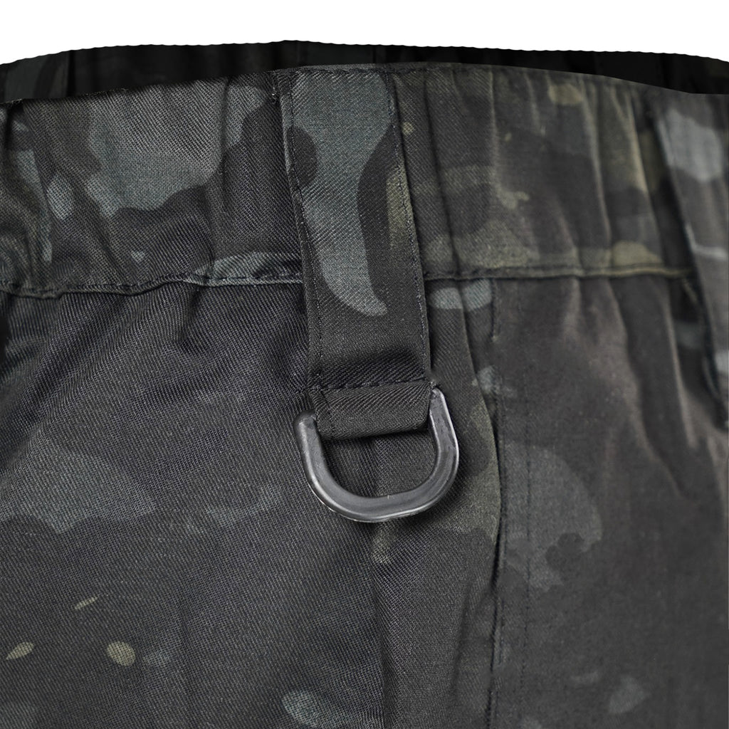 Тактичні штани UA Twill Black Multicam з посиленими колінами та 8 кишенями (S)