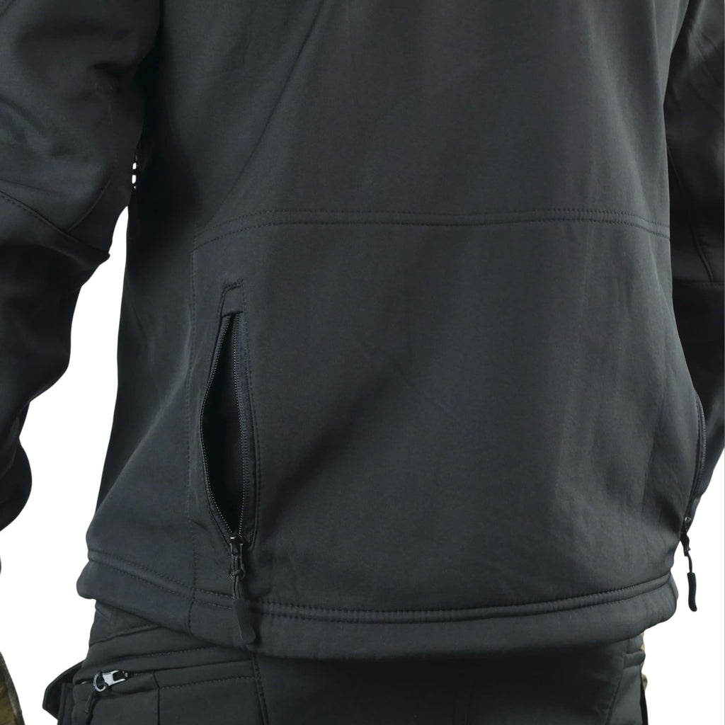 Тактичний демісезонний костюм Softshell Чорний