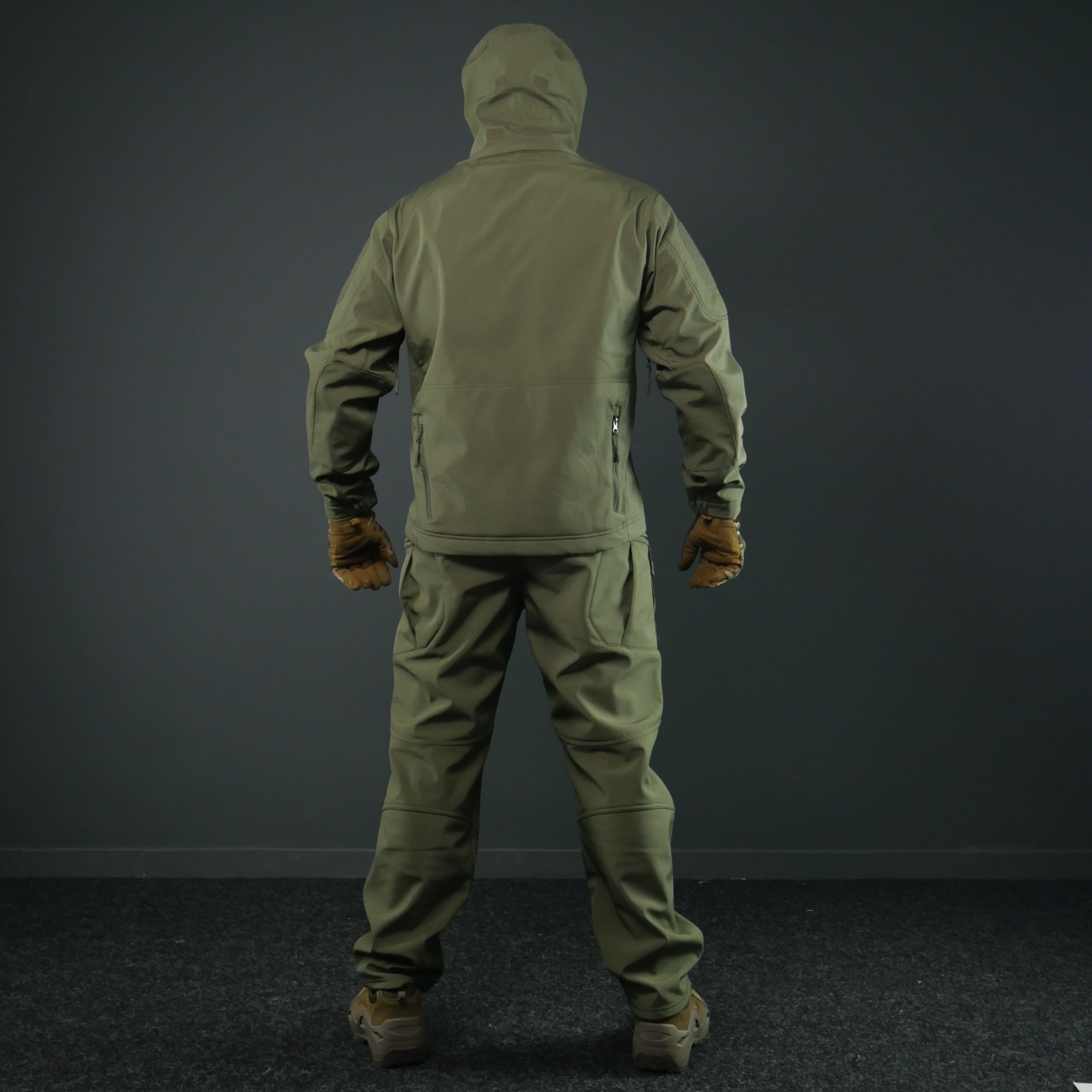 Тактичний демісезонний костюм Softshell Олива