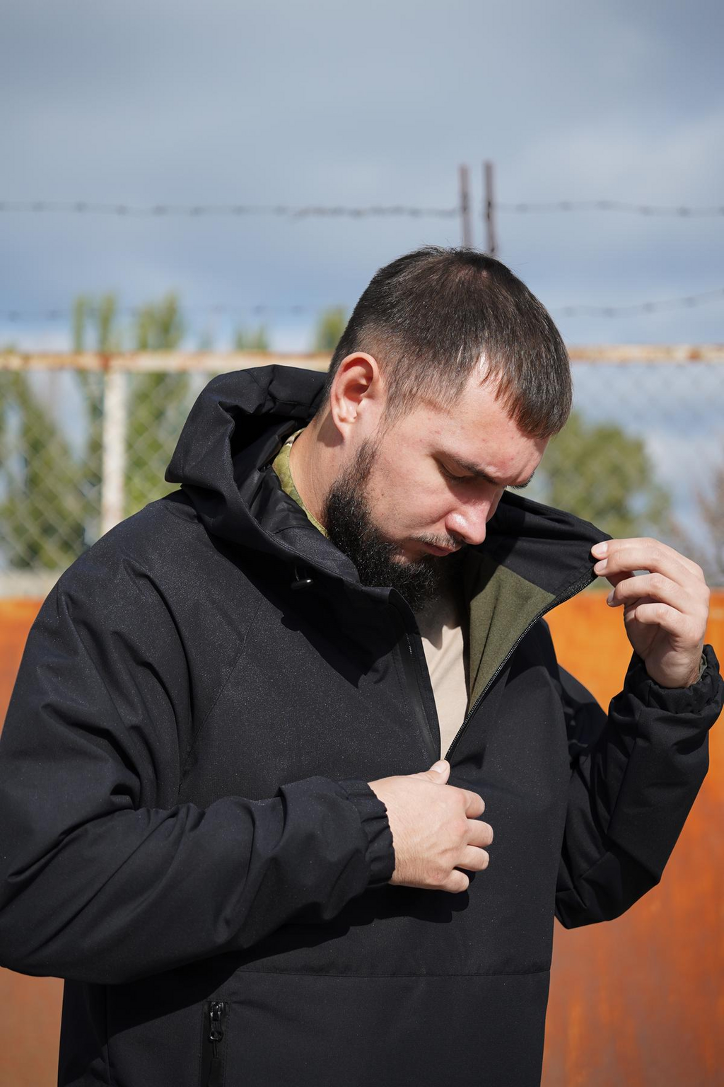 Тактичний утеплений анорак FS — Чорний