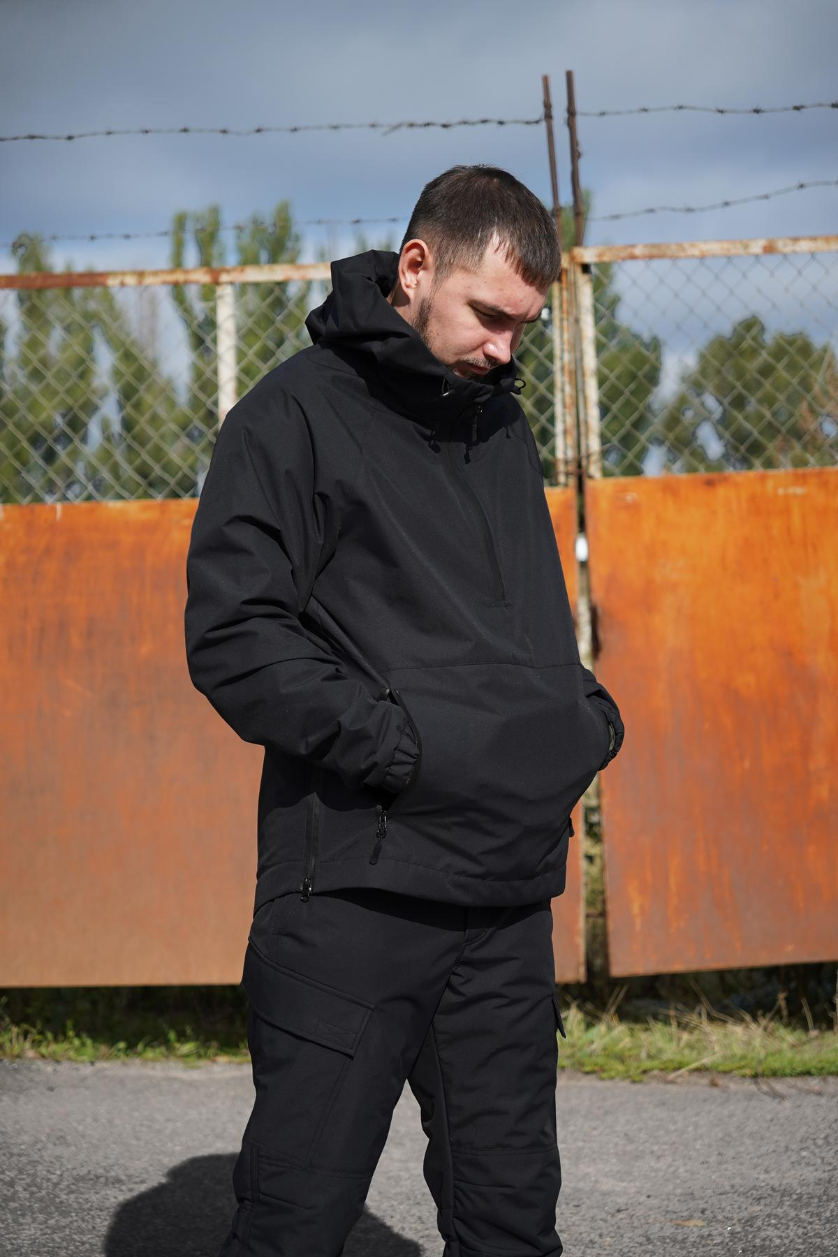Тактичний утеплений анорак FS — Чорний