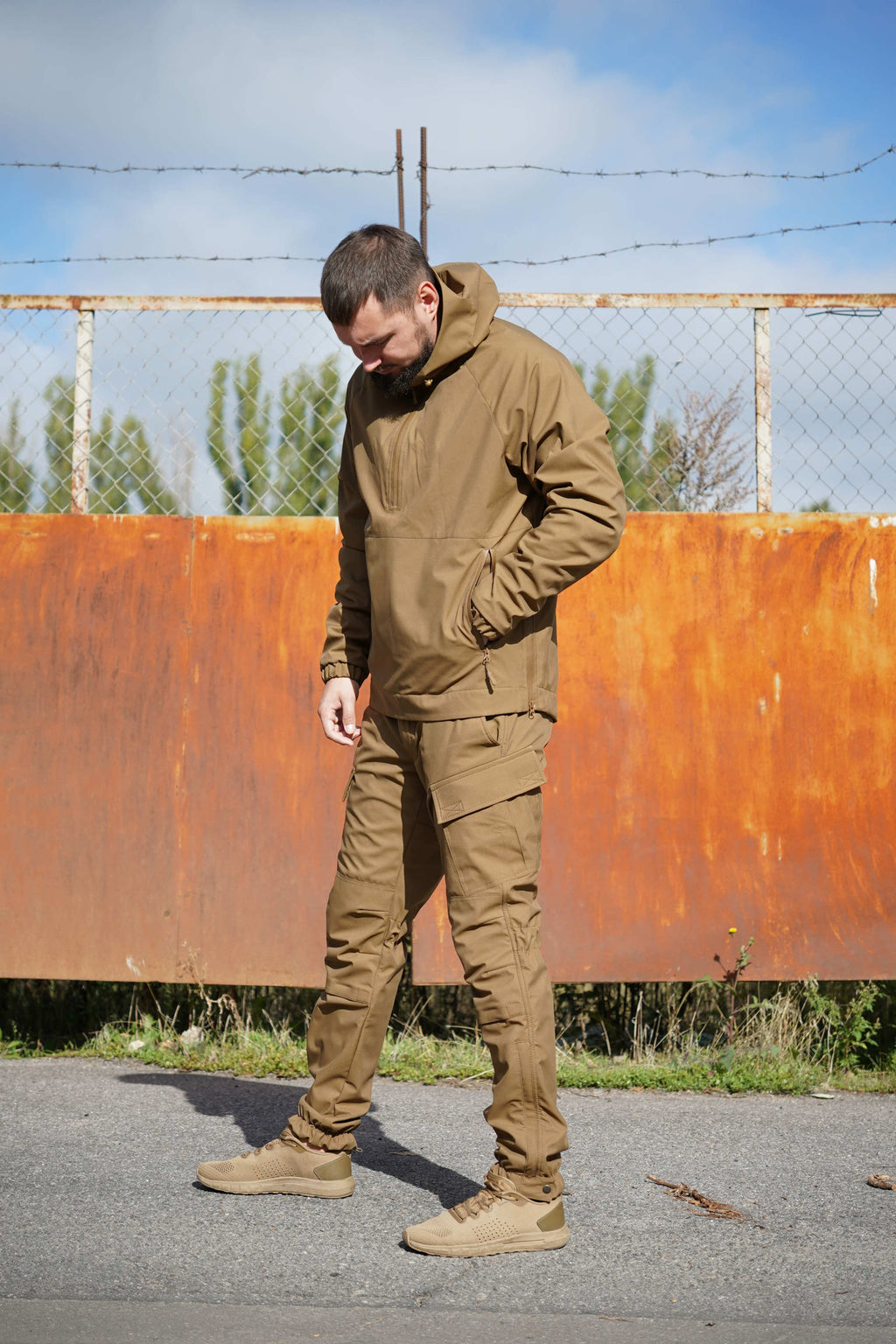 Тактичний утеплений анорак FS — Койот